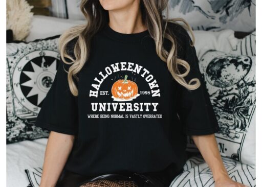 Comfort Colors Halloweentown 1998 Shirt,Pumpkin Halloween Shirt,Halloweentown University Shirt,Spooky Season,Halloween Shirt,Halloween Gift