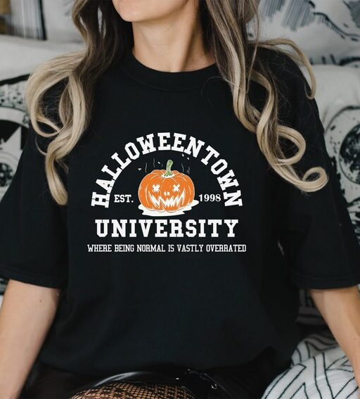 Comfort Colors Halloweentown 1998 Shirt,Pumpkin Halloween Shirt,Halloweentown University Shirt,Spooky Season,Halloween Shirt,Halloween Gift