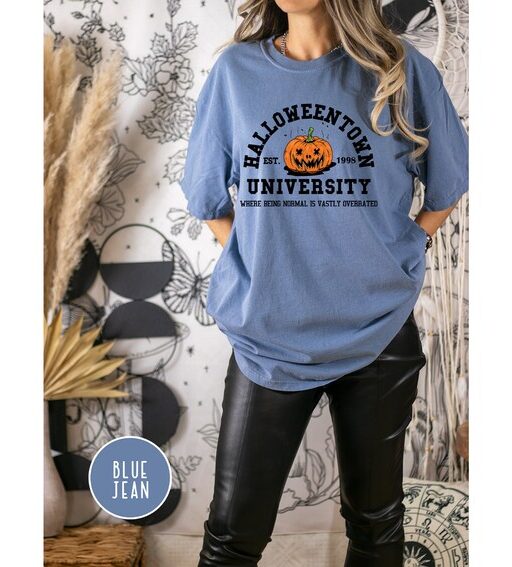 Comfort Colors Halloweentown 1998 Shirt,Pumpkin Halloween Shirt,Halloweentown University Shirt,Spooky Season,Halloween Shirt,Halloween Gift