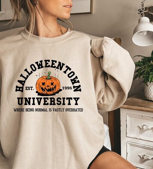 Halloweentown 1998 Sweatshirt,Pumpkin Halloween Sweatshirt,Halloweentown University Sweatshirt,Spooky Season,Halloween Shirt,Halloween Gift