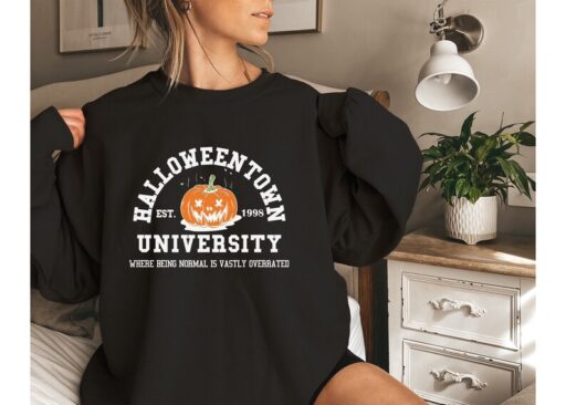 Halloweentown 1998 Sweatshirt,Pumpkin Halloween Sweatshirt,Halloweentown University Sweatshirt,Spooky Season,Halloween Shirt,Halloween Gift