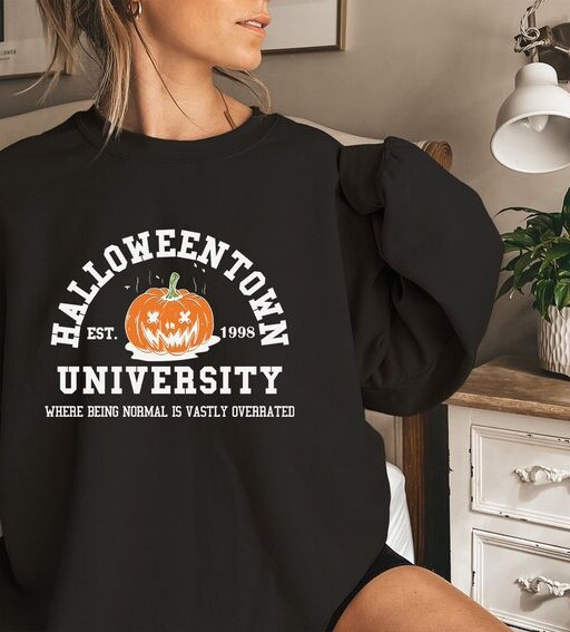 Halloweentown 1998 Sweatshirt,Pumpkin Halloween Sweatshirt,Halloweentown University Sweatshirt,Spooky Season,Halloween Shirt,Halloween Gift