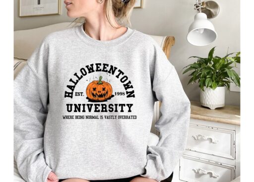 Halloweentown 1998 Sweatshirt,Pumpkin Halloween Sweatshirt,Halloweentown University Sweatshirt,Spooky Season,Halloween Shirt,Halloween Gift