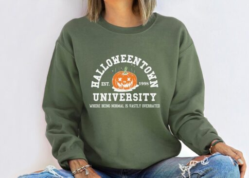Halloweentown 1998 Sweatshirt,Pumpkin Halloween Sweatshirt,Halloweentown University Sweatshirt,Spooky Season,Halloween Shirt,Halloween Gift