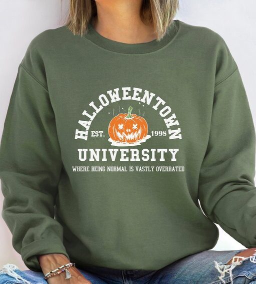 Halloweentown 1998 Sweatshirt,Pumpkin Halloween Sweatshirt,Halloweentown University Sweatshirt,Spooky Season,Halloween Shirt,Halloween Gift