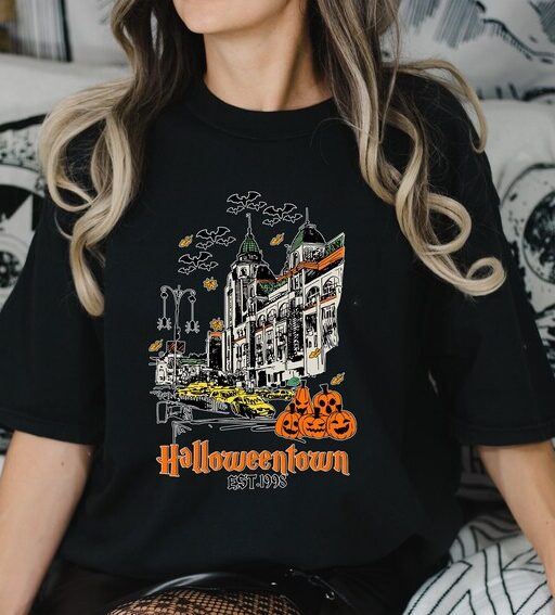 Comfort Colors Halloweentown 1998 Shirt,Pumpkin Halloween Shirt,Halloweentown Shirt,Spooky Season Shirt,Halloween Gift,Halloween Sweatshirt