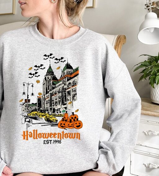 Halloweentown 1998 Sweatshirt,Pumpkin Halloween Sweatshirt,Halloweentown University Sweatshirt,Spooky Season,Halloween Shirt,Halloween Gift