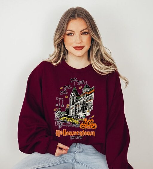 Halloweentown 1998 Sweatshirt,Pumpkin Halloween Sweatshirt,Halloweentown University Sweatshirt,Spooky Season,Halloween Shirt,Halloween Gift