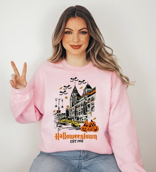 Halloweentown 1998 Sweatshirt,Pumpkin Halloween Sweatshirt,Halloweentown University Sweatshirt,Spooky Season,Halloween Shirt,Halloween Gift