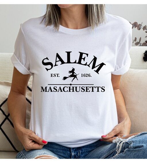 Salem Massachusetts Shirt,Halloween Sweatshirt,Halloween Witch Women's Sweatshirt,Sanderson Sisters Sweatshirt,Halloween Shirt,Spooky Vibes