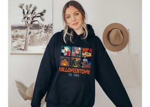 Halloweentown 1998 Hoodie,Pumpkin Halloween Hoodie,Halloweentown Sweatshirt,Spooky Season Shirt,Halloween Sweatshirt,Halloween Gift,Hoodies