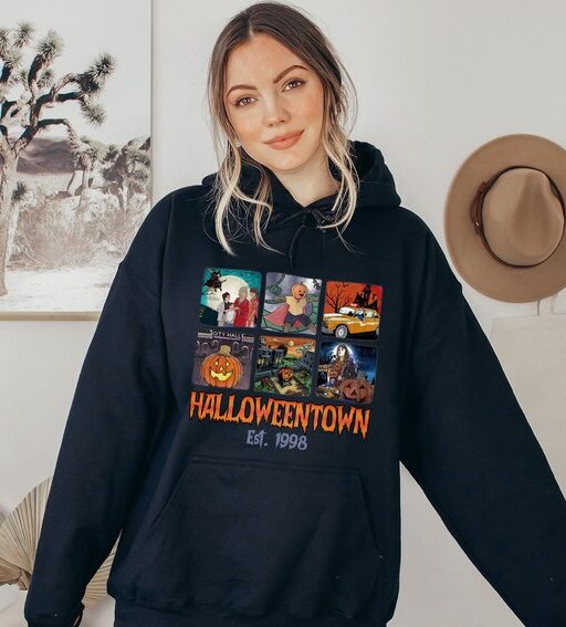 Halloweentown 1998 Hoodie,Pumpkin Halloween Hoodie,Halloweentown Sweatshirt,Spooky Season Shirt,Halloween Sweatshirt,Halloween Gift,Hoodies