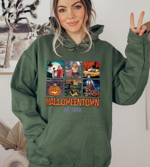 Halloweentown 1998 Hoodie,Pumpkin Halloween Hoodie,Halloweentown Sweatshirt,Spooky Season Shirt,Halloween Sweatshirt,Halloween Gift,Hoodies