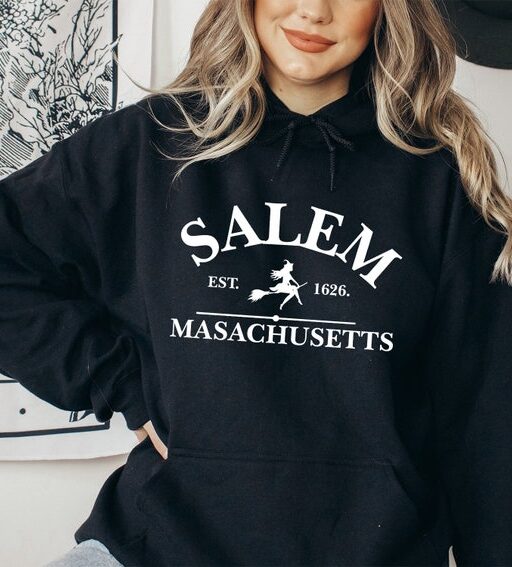 Salem Massachusetts Hoodie,Halloween Sweatshirt,Halloween Witch Sweatshirt,Sanderson Sisters Sweatshirt,Halloween Shirt,Halloween Hoodie