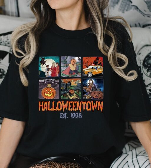 Comfort Colors Halloweentown 1998 Shirt,Pumpkin Halloween Shirt,Halloweentown Shirt,Spooky Season Shirt,Halloween Gift,Halloween Sweatshirt