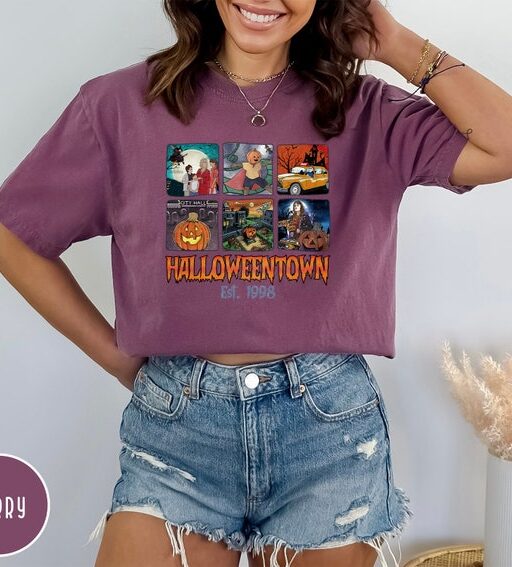 Comfort Colors Halloweentown 1998 Shirt,Pumpkin Halloween Shirt,Halloweentown Shirt,Spooky Season Shirt,Halloween Gift,Halloween Sweatshirt