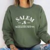 Salem Massachusetts Sweatshirt,Halloween Sweatshirt,Halloween Witch Women's Sweatshirt,Sanderson Sisters Sweatshirt,Halloween Shirt,Spooky