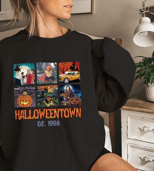 Halloweentown 1998 Sweatshirt,Pumpkin Halloween Sweatshirt,Halloweentown University Sweatshirt,Spooky Season,Halloween Shirt,Halloween Gift