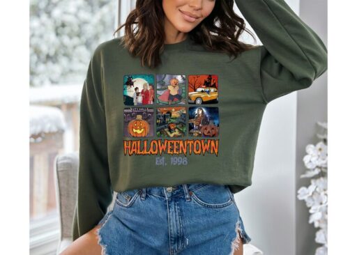 Halloweentown 1998 Sweatshirt,Pumpkin Halloween Sweatshirt,Halloweentown University Sweatshirt,Spooky Season,Halloween Shirt,Halloween Gift