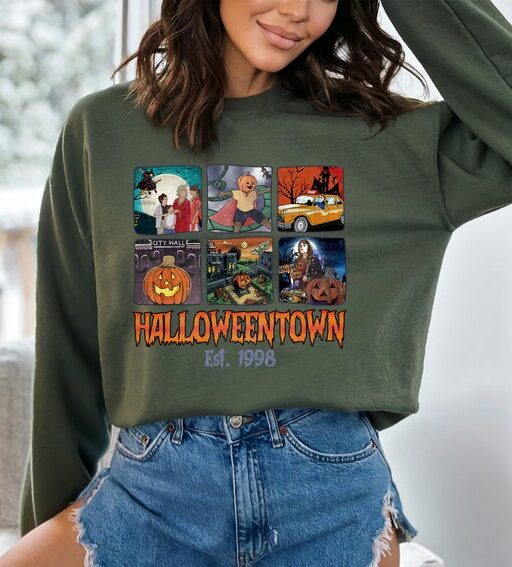 Halloweentown 1998 Sweatshirt,Pumpkin Halloween Sweatshirt,Halloweentown University Sweatshirt,Spooky Season,Halloween Shirt,Halloween Gift