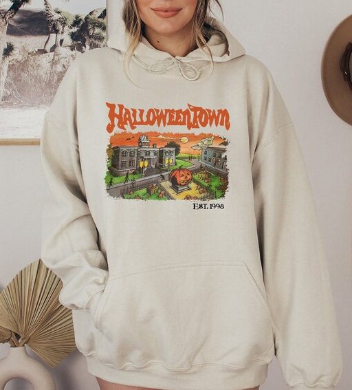 Halloweentown 1998 Hoodie,Pumpkin Halloween Hoodie,Halloweentown Sweatshirt,Spooky Season Shirt,Halloween Sweatshirt,Halloween Gift,Hoodies