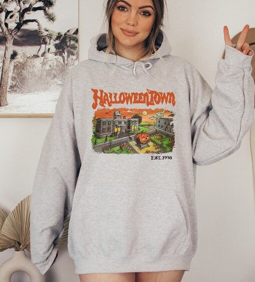 Halloweentown 1998 Hoodie,Pumpkin Halloween Hoodie,Halloweentown Sweatshirt,Spooky Season Shirt,Halloween Sweatshirt,Halloween Gift,Hoodies