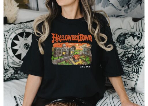 Comfort Colors Halloweentown 1998 Shirt,Pumpkin Halloween Shirt,Halloweentown Shirt,Spooky Season Shirt,Halloween Gift,Halloween Sweatshirt