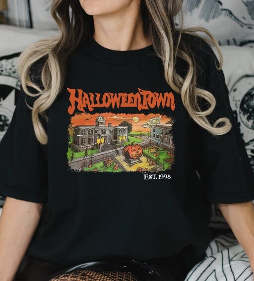 Comfort Colors Halloweentown 1998 Shirt,Pumpkin Halloween Shirt,Halloweentown Shirt,Spooky Season Shirt,Halloween Gift,Halloween Sweatshirt