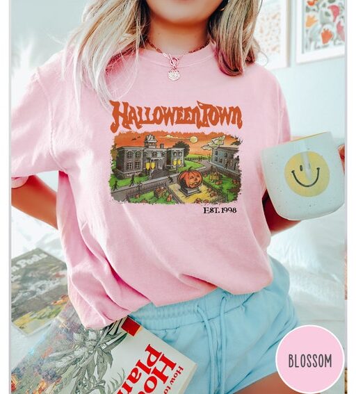 Comfort Colors Halloweentown 1998 Shirt,Pumpkin Halloween Shirt,Halloweentown Shirt,Spooky Season Shirt,Halloween Gift,Halloween Sweatshirt