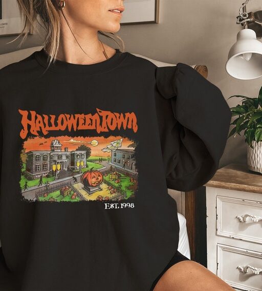 Halloweentown 1998 Sweatshirt,Pumpkin Halloween Sweatshirt,Halloweentown University Sweatshirt,Spooky Season,Halloween Shirt,Halloween Gift