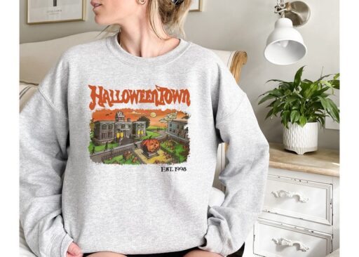 Halloweentown 1998 Sweatshirt,Pumpkin Halloween Sweatshirt,Halloweentown University Sweatshirt,Spooky Season,Halloween Shirt,Halloween Gift