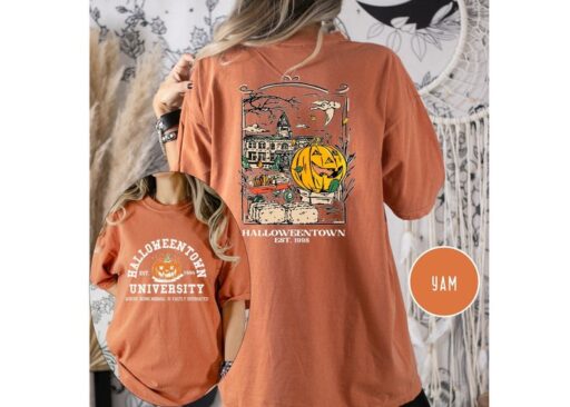 Comfort Colors Halloweentown 1998 Shirt,Pumpkin Halloween Shirt,Halloweentown University Shirt,Spooky Season,Halloween Shirt,Halloween Gift