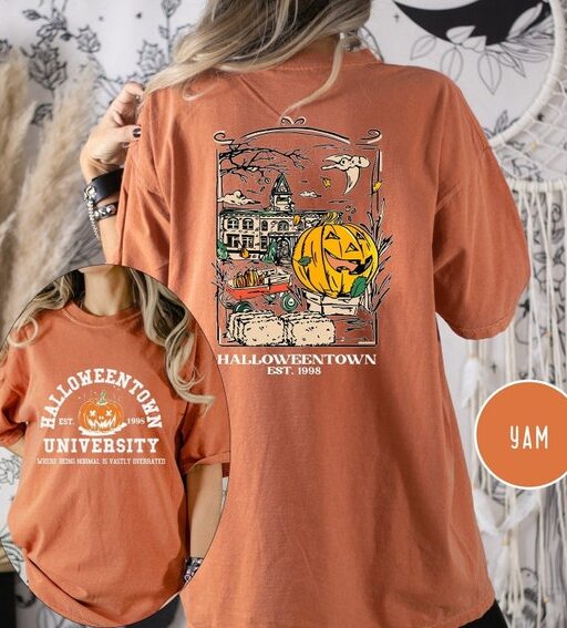 Comfort Colors Halloweentown 1998 Shirt,Pumpkin Halloween Shirt,Halloweentown University Shirt,Spooky Season,Halloween Shirt,Halloween Gift