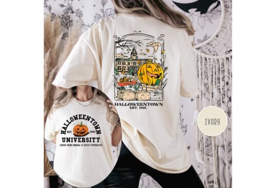 Comfort Colors Halloweentown 1998 Shirt,Pumpkin Halloween Shirt,Halloweentown University Shirt,Spooky Season,Halloween Shirt,Halloween Gift