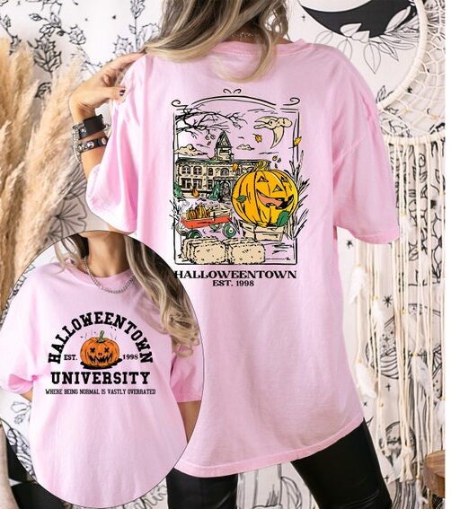 Comfort Colors Halloweentown 1998 Shirt,Pumpkin Halloween Shirt,Halloweentown University Shirt,Spooky Season,Halloween Shirt,Halloween Gift