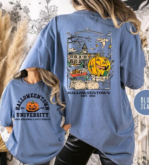 Comfort Colors Halloweentown 1998 Shirt,Pumpkin Halloween Shirt,Halloweentown University Shirt,Spooky Season,Halloween Shirt,Halloween Gift