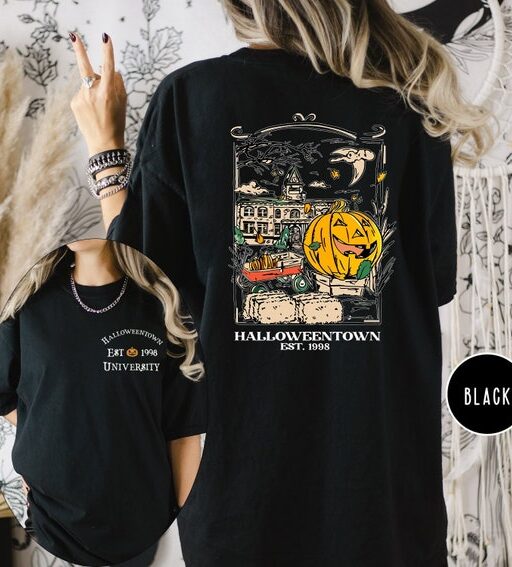 Comfort Colors Halloweentown 1998 Shirt,Pumpkin Halloween Shirt,Halloweentown University Shirt,Spooky Season,Halloween Shirt,Halloween Gift