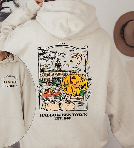 Halloweentown 1998 Hoodie,Pumpkin Halloween Hoodie,Halloweentown University Shirt,Spooky Season Shirt,Halloween Sweatshirt,Halloween Gift