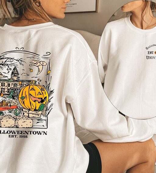 Halloweentown 1998 Sweatshirt,Pumpkin Halloween Sweatshirt,Halloweentown University Sweatshirt,Spooky Season,Halloween Shirt,Halloween Gift