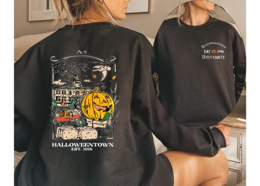 Halloweentown 1998 Sweatshirt,Pumpkin Halloween Sweatshirt,Halloweentown University Sweatshirt,Spooky Season,Halloween Shirt,Halloween Gift