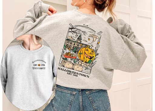 Halloweentown 1998 Sweatshirt,Pumpkin Halloween Sweatshirt,Halloweentown University Sweatshirt,Spooky Season,Halloween Shirt,Halloween Gift