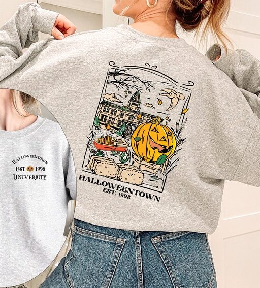 Halloweentown 1998 Sweatshirt,Pumpkin Halloween Sweatshirt,Halloweentown University Sweatshirt,Spooky Season,Halloween Shirt,Halloween Gift