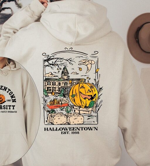 Halloweentown 1998 Hoodie,Pumpkin Halloween Hoodie,Halloweentown University Shirt,Spooky Season Shirt,Halloween Sweatshirt,Halloween Gift