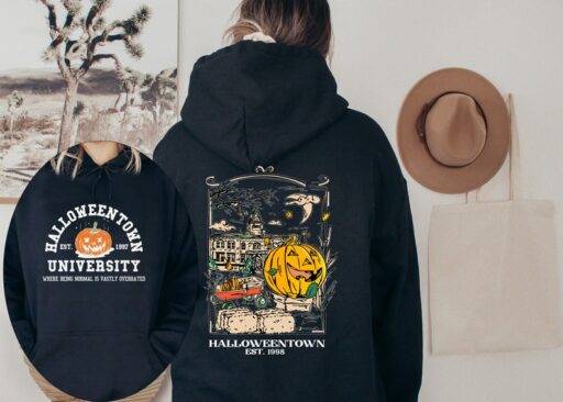 Halloweentown 1998 Hoodie,Pumpkin Halloween Hoodie,Halloweentown University Shirt,Spooky Season Shirt,Halloween Sweatshirt,Halloween Gift