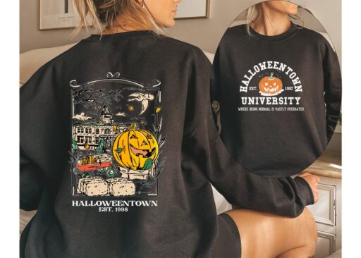 Halloweentown 1998 Sweatshirt,Pumpkin Halloween Sweatshirt,Halloweentown University Sweatshirt,Spooky Season,Halloween Shirt,Halloween Gift