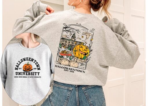 Halloweentown 1998 Sweatshirt,Pumpkin Halloween Sweatshirt,Halloweentown University Sweatshirt,Spooky Season,Halloween Shirt,Halloween Gift