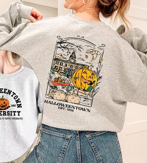 Halloweentown 1998 Sweatshirt,Pumpkin Halloween Sweatshirt,Halloweentown University Sweatshirt,Spooky Season,Halloween Shirt,Halloween Gift