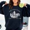 I Rose Up From The Dead I Do It All The Time Grave Halloween Crewneck Sweatshirt, TS's Spooky Sweatshirt and Hoodie, Lyric Sweatshirt -HC68