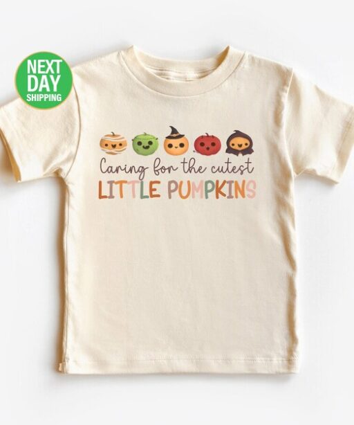 Cute Little Pumpkins Shirt, Fall Toddler Shirt, Boho Fall Kids Shirt, Cute Autumn Kids Shirt, Cute Fall Kids Clothing,Baby thanksgiving-HC55