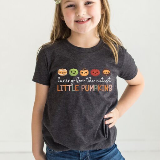 Cute Little Pumpkins Shirt, Fall Toddler Shirt, Boho Fall Kids Shirt, Cute Autumn Kids Shirt, Cute Fall Kids Clothing,Baby thanksgiving-HC55